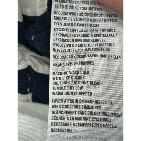 Abercrombie & Fitch Striped Dress Womens Large Black White Sleeveless Summer - Picture 9 of 10